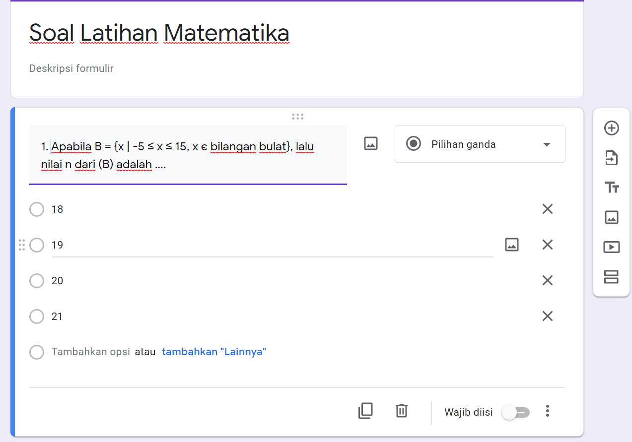 Detail Contoh Soal Google Form Nomer 15