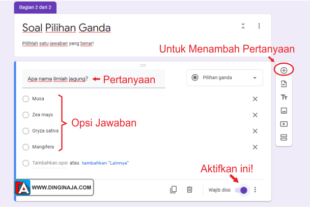 Detail Contoh Soal Google Form Nomer 45