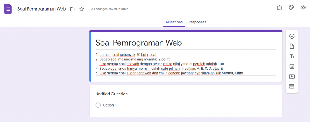 Detail Contoh Soal Google Form Nomer 47