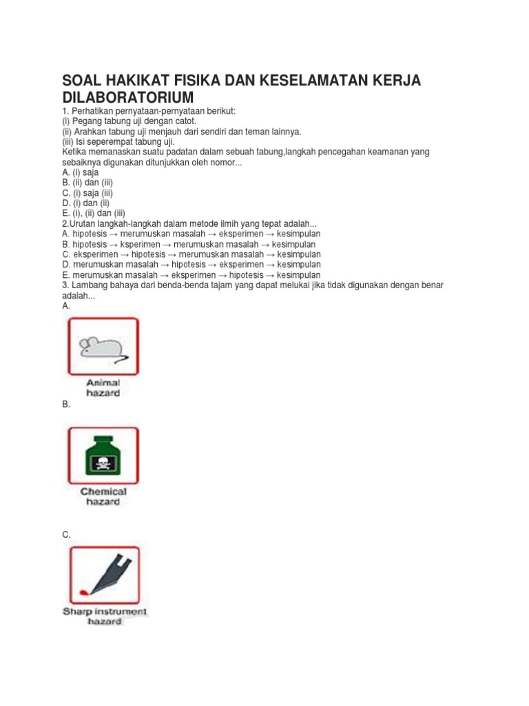 Detail Contoh Soal Hakikat Fisika Nomer 5