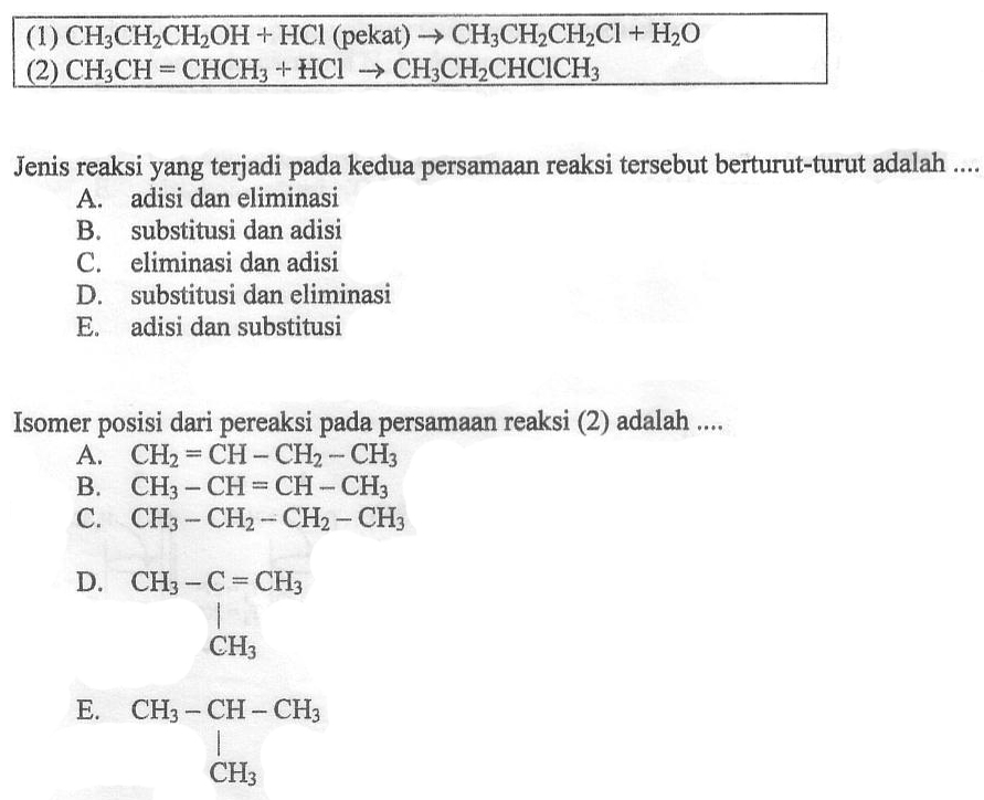 Detail Contoh Soal Hidrokarbon Nomer 46