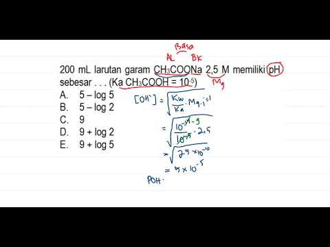 Detail Contoh Soal Hidrolisis Nomer 13