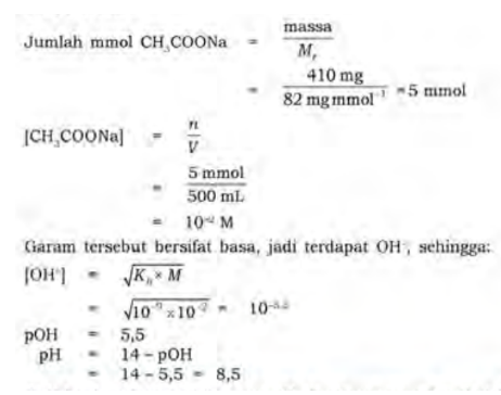 Detail Contoh Soal Hidrolisis Nomer 5