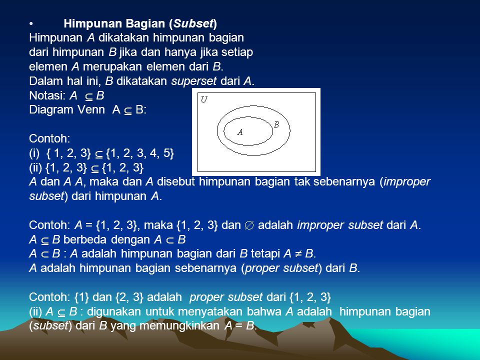 Detail Contoh Soal Himpunan Bagian Nomer 45