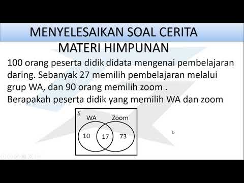 Detail Contoh Soal Himpunan Diagram Venn Nomer 35