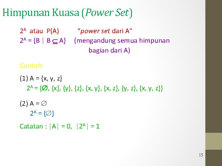 Detail Contoh Soal Himpunan Kuasa Nomer 39