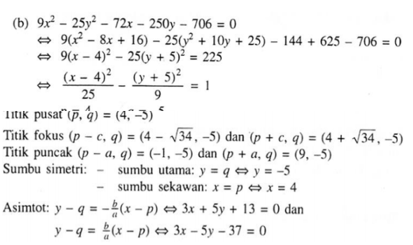 Detail Contoh Soal Hiperbola Nomer 6