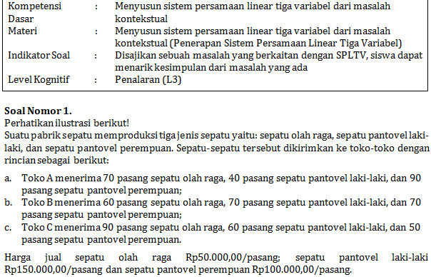 Detail Contoh Soal Hots Nomer 11