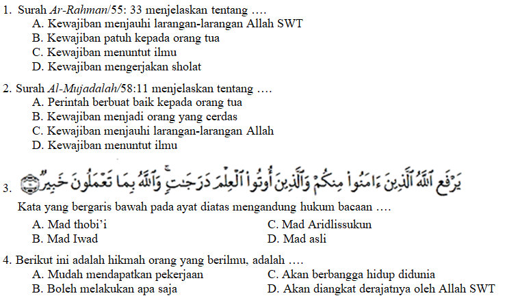 Detail Contoh Soal Hots Pai Nomer 50