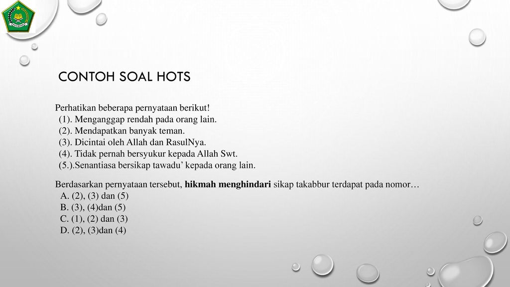 Detail Contoh Soal Hots Pai Nomer 8