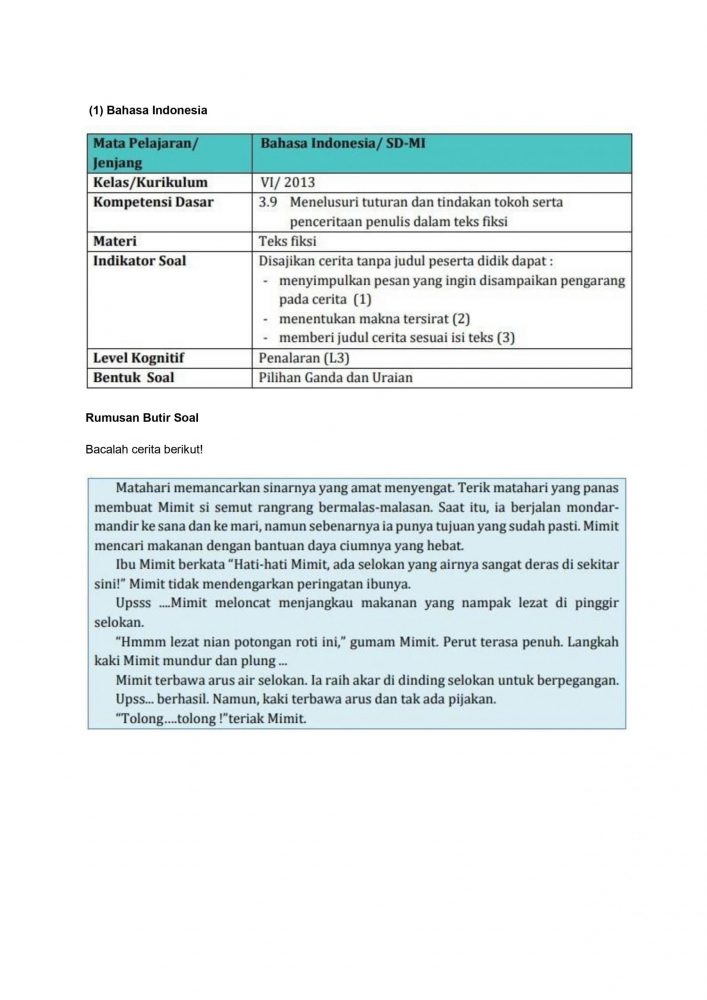 Detail Contoh Soal Hots Sd Kelas 2 Nomer 25