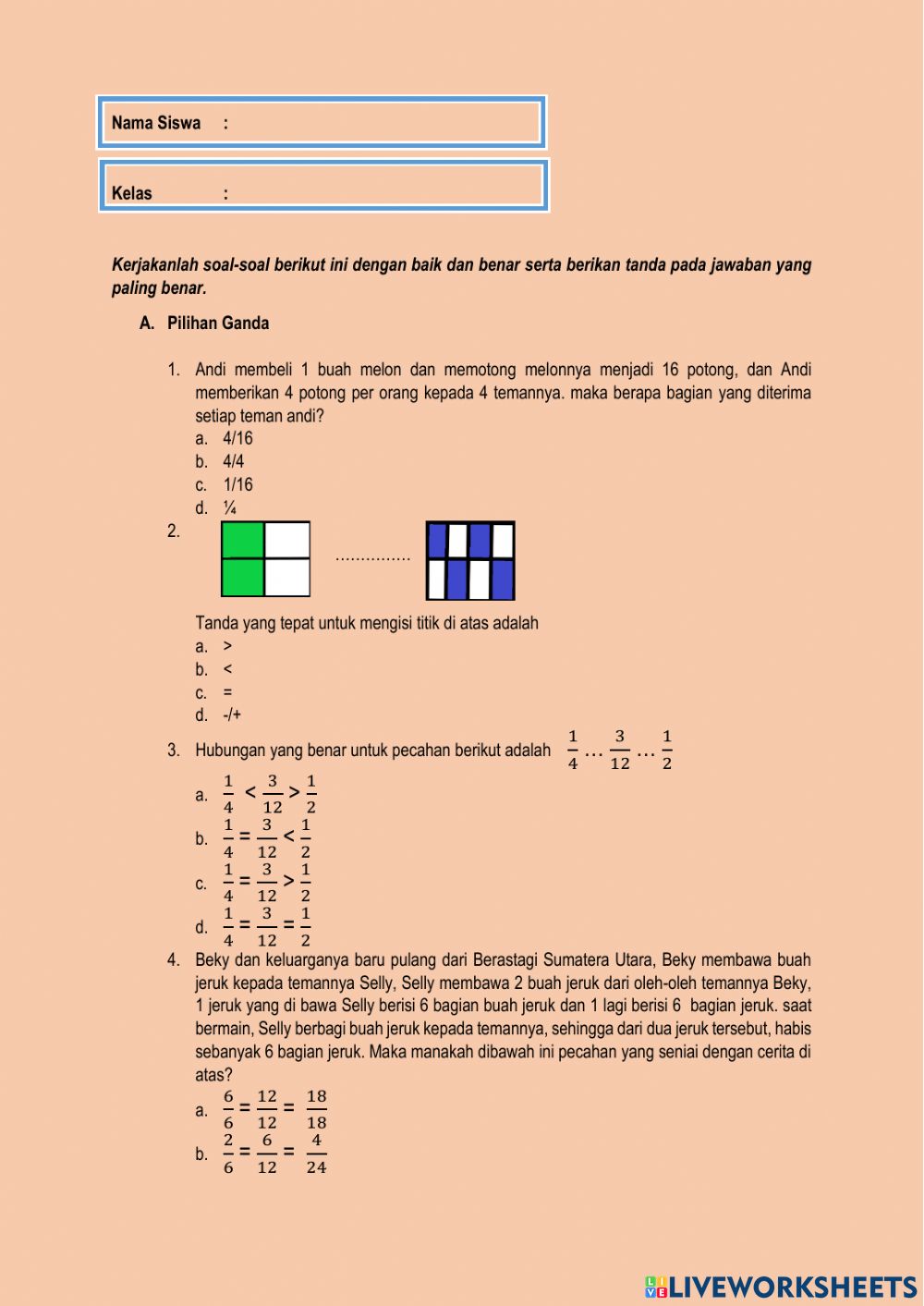 Detail Contoh Soal Hots Sd Kelas 3 Nomer 41