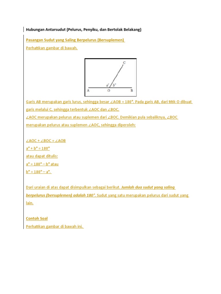 Detail Contoh Soal Hubungan Antar Sudut Nomer 48