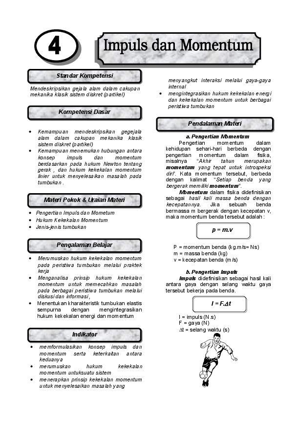 Detail Contoh Soal Hubungan Impuls Dan Momentum Nomer 53