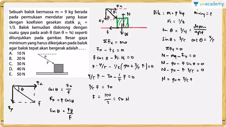 Detail Contoh Soal Hukum 2 Newton Nomer 27