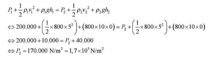 Detail Contoh Soal Hukum Bernoulli Nomer 11