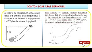 Detail Contoh Soal Hukum Bernoulli Nomer 16