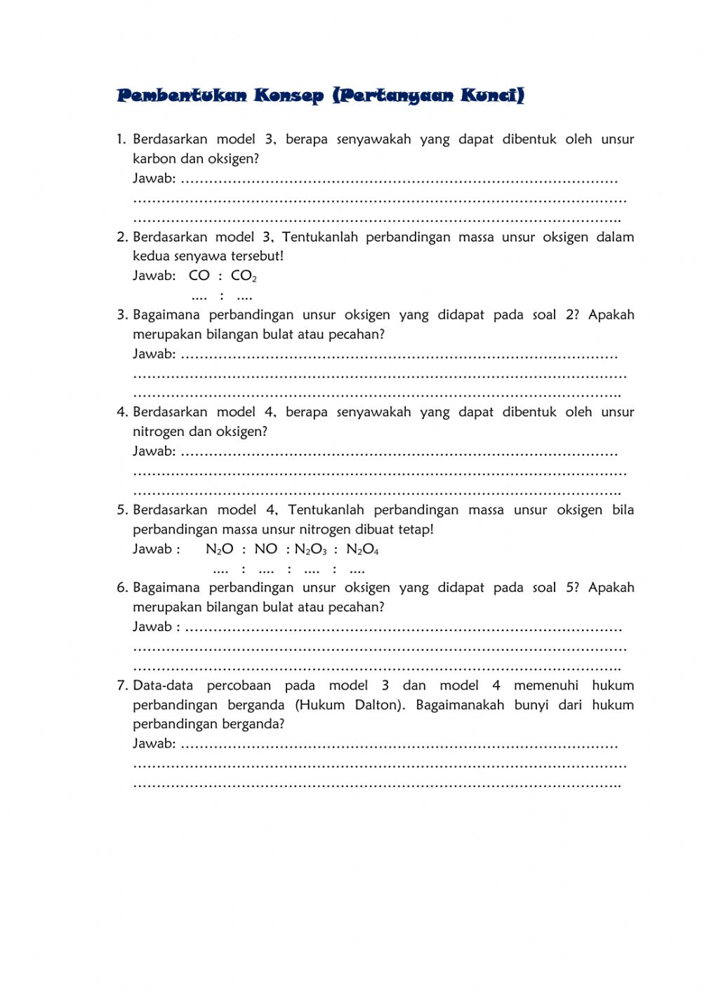 Detail Contoh Soal Hukum Dalton Nomer 54