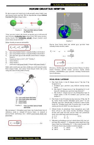 Detail Contoh Soal Hukum Gravitasi Newton Nomer 17
