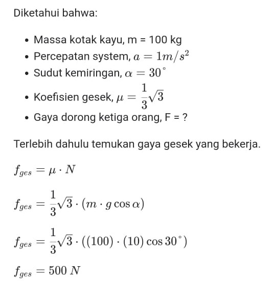 Detail Contoh Soal Hukum Newton 2 Smp Nomer 22