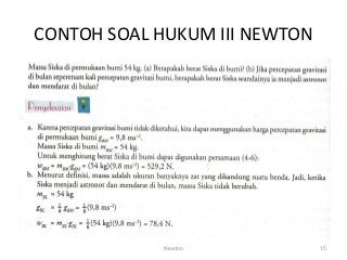 Detail Contoh Soal Hukum Newton 3 Nomer 26