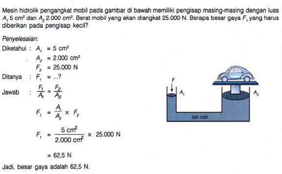 Detail Contoh Soal Hukum Pascal Nomer 11