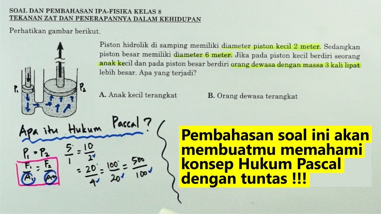 Detail Contoh Soal Hukum Pascal Nomer 12