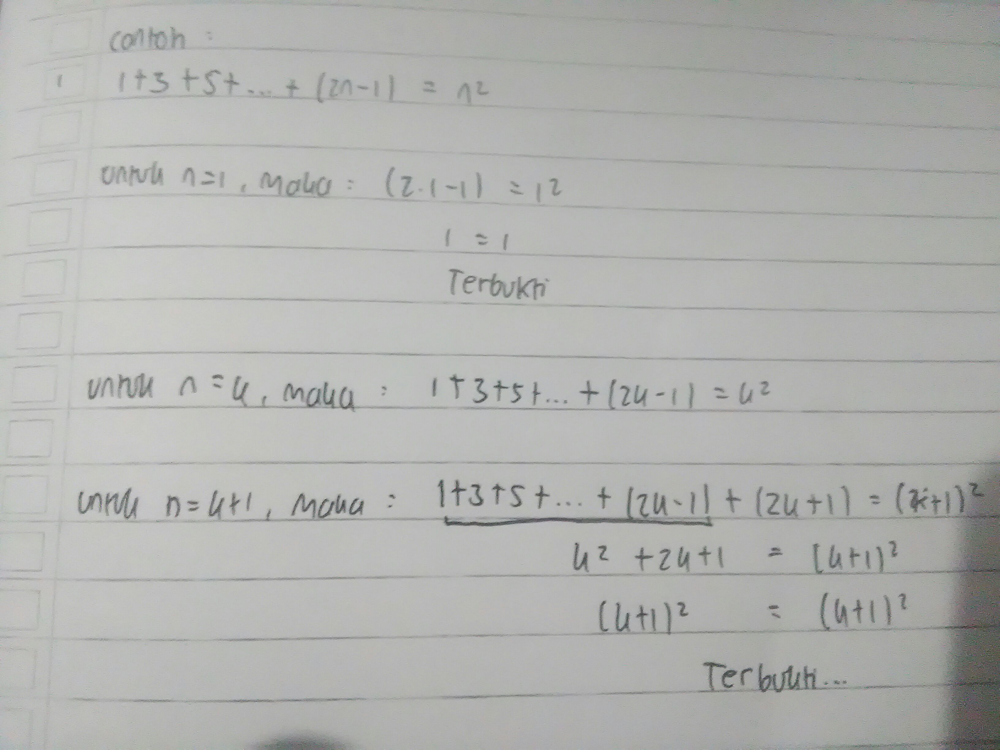 Detail Contoh Soal Induksi Matematika Nomer 4