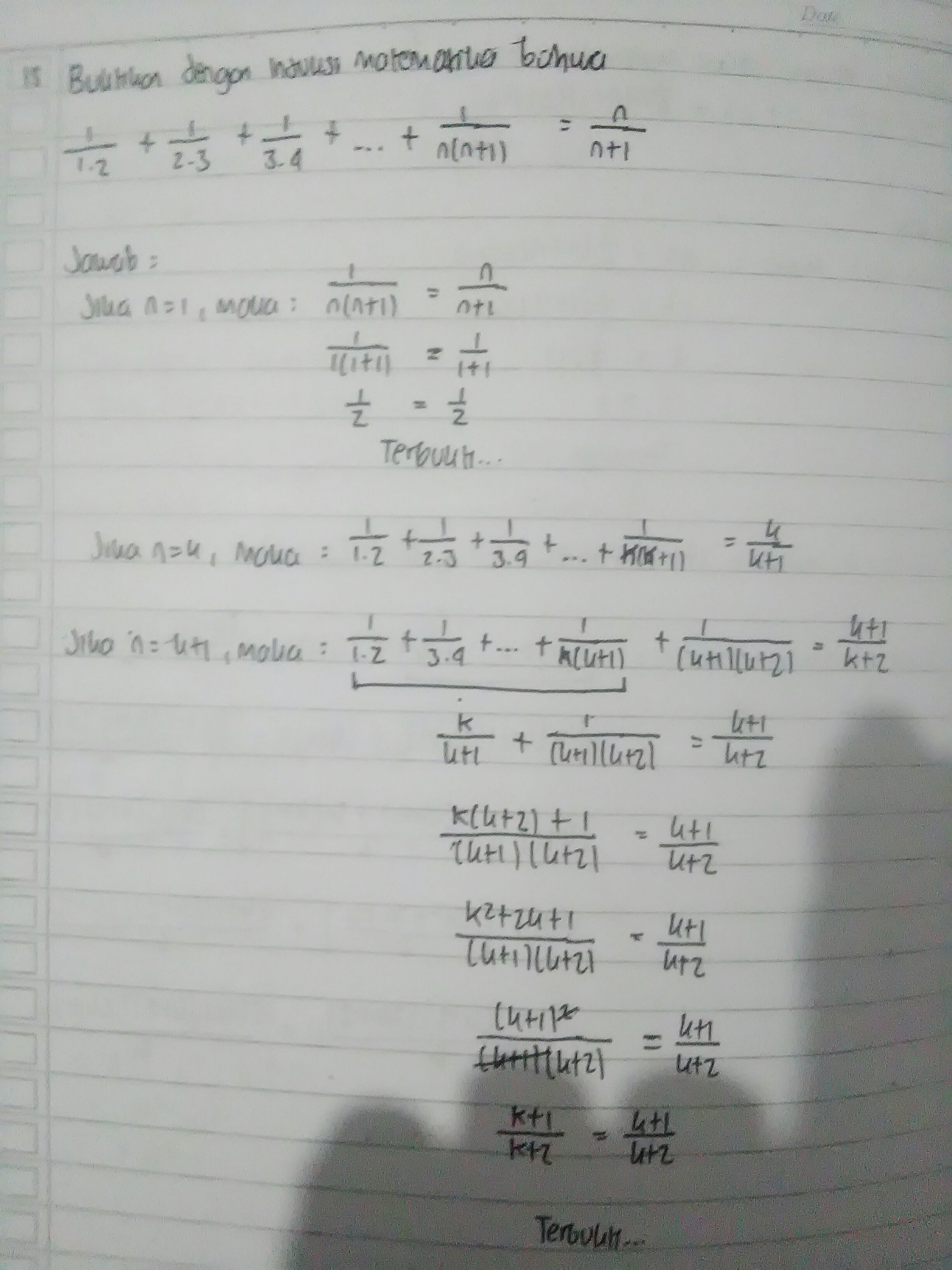 Detail Contoh Soal Induksi Matematika Nomer 30