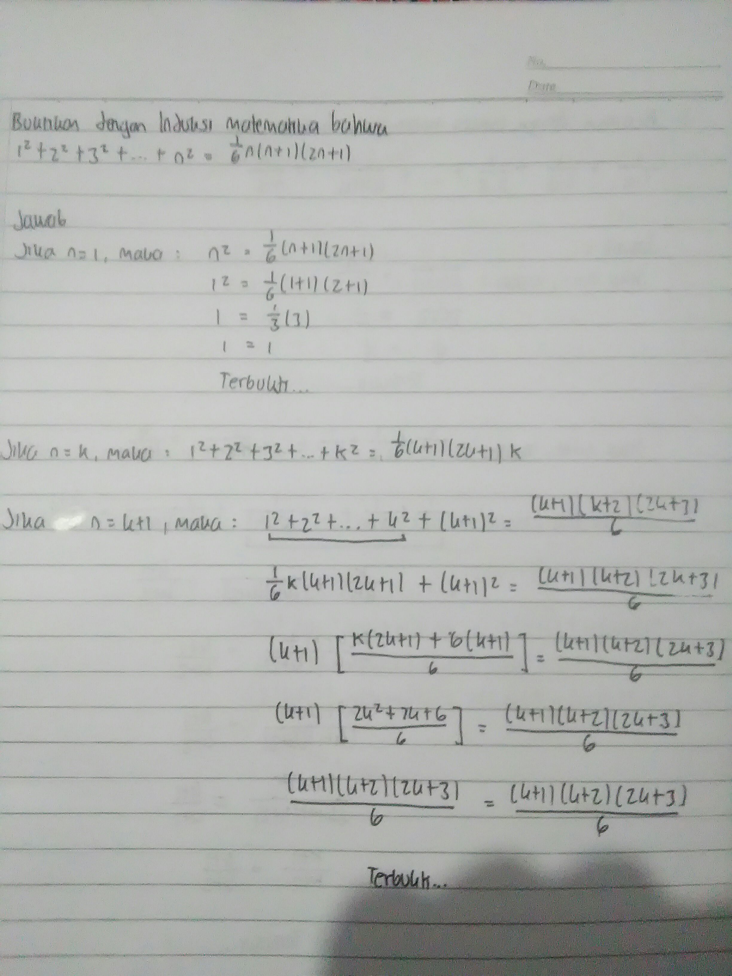 Detail Contoh Soal Induksi Matematika Nomer 35