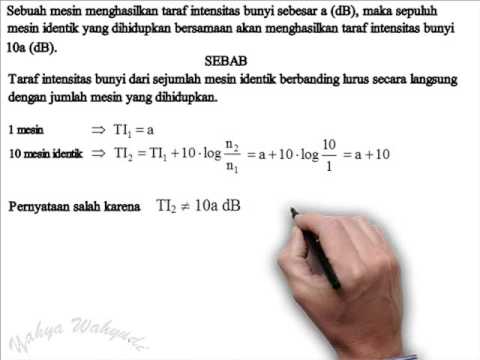 Detail Contoh Soal Intensitas Bunyi Nomer 15