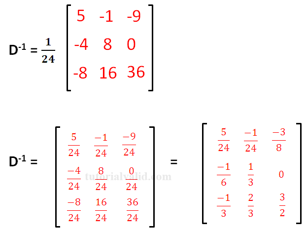 Detail Contoh Soal Invers Matriks Nomer 41