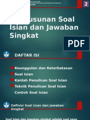 Detail Contoh Soal Isian Singkat Nomer 39