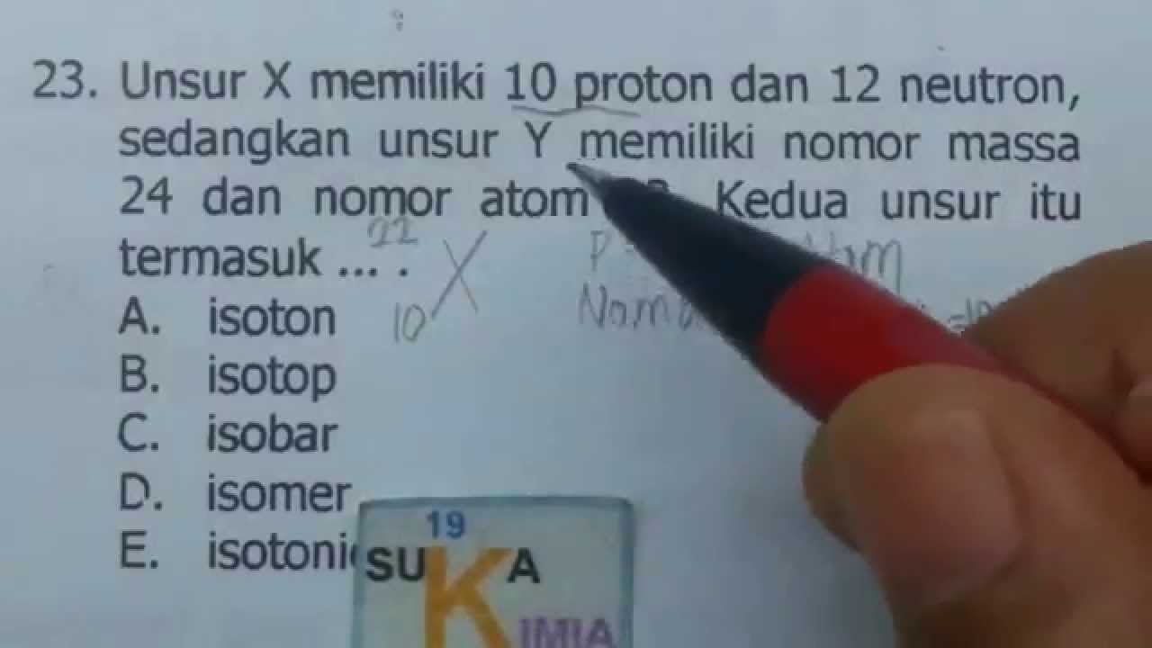 Detail Contoh Soal Isotop Isobar Isoton Nomer 29