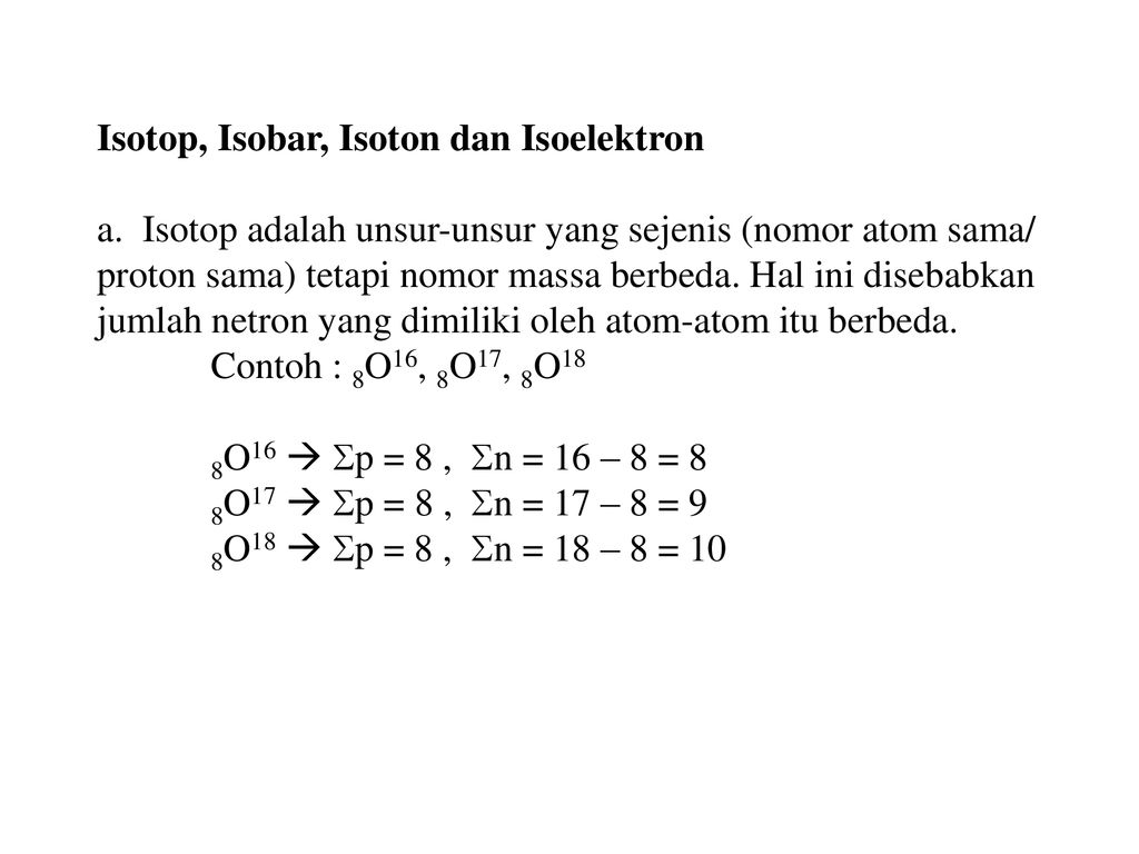 Detail Contoh Soal Isotop Isobar Isoton Nomer 50