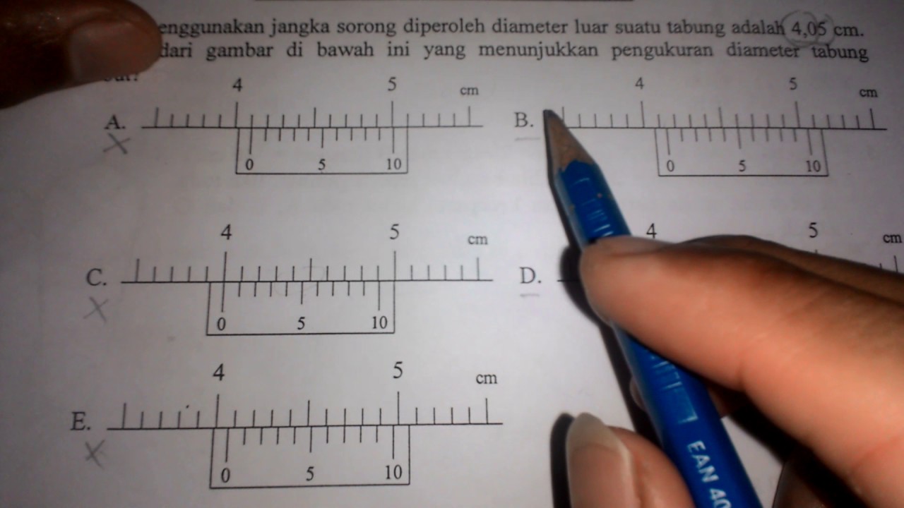 Detail Contoh Soal Jangka Sorong Nomer 28