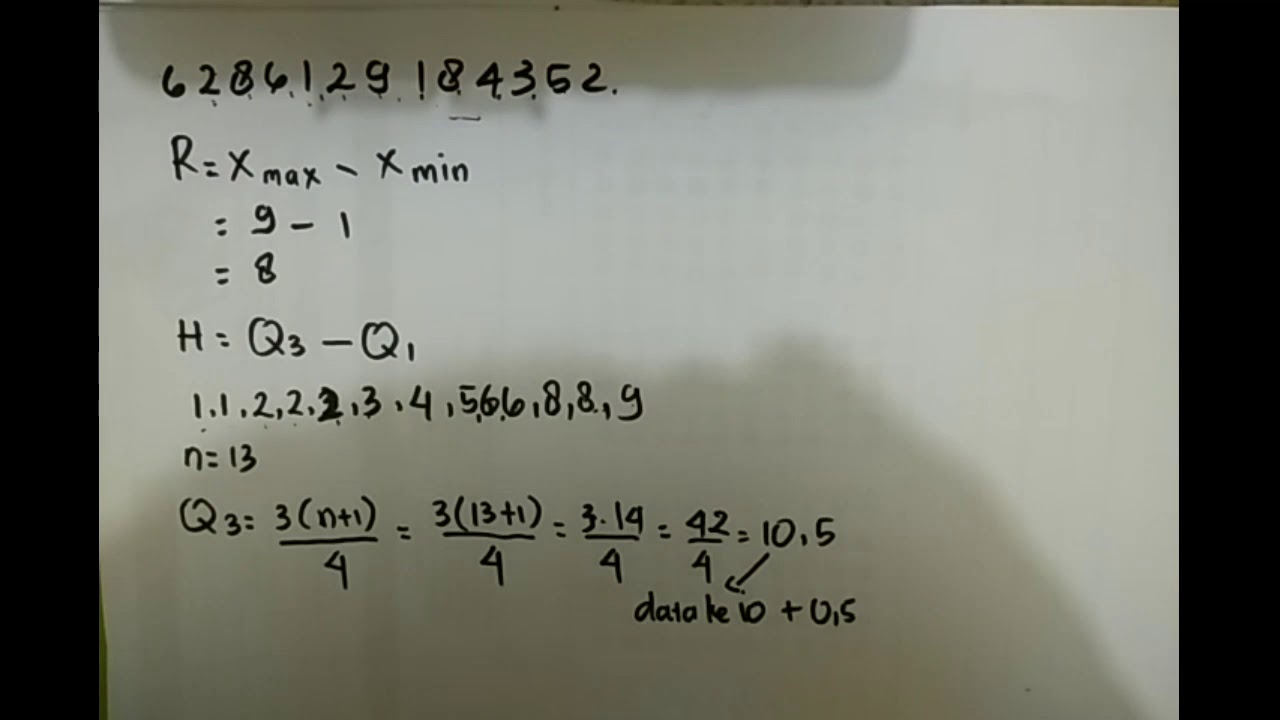 Detail Contoh Soal Jangkauan Nomer 13