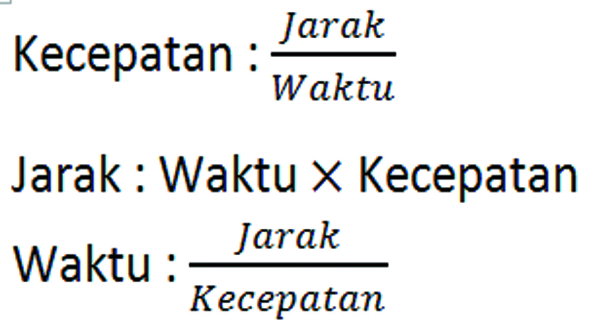 Detail Contoh Soal Jarak Kecepatan Waktu Nomer 21