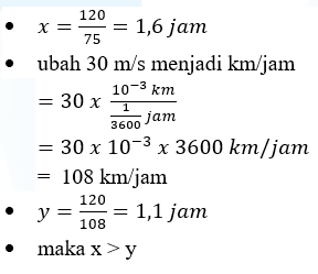 Detail Contoh Soal Jarak Kecepatan Waktu Nomer 38