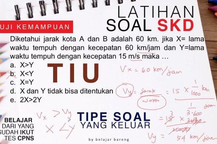 Detail Contoh Soal Jarak Kecepatan Waktu Nomer 44