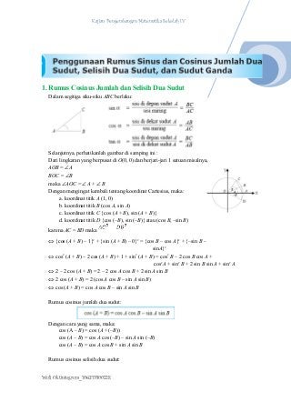 Detail Contoh Soal Jumlah Dan Selisih Dua Sudut Nomer 29