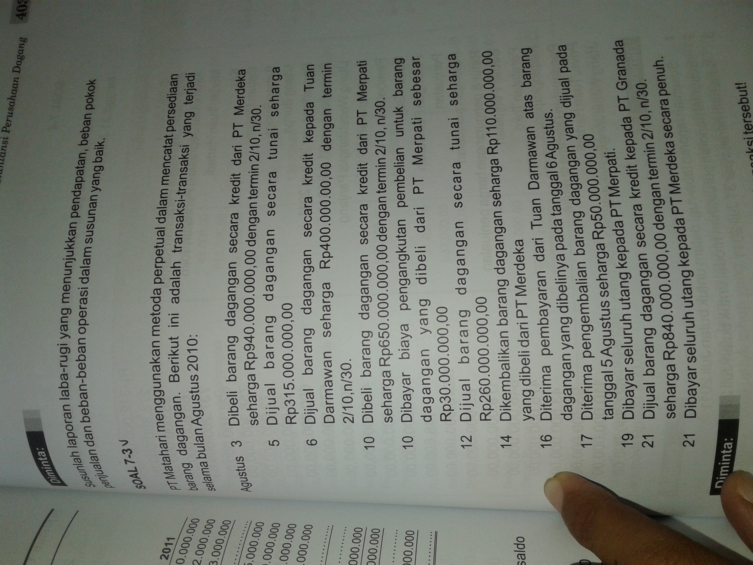 Detail Contoh Soal Jurnal Umum Nomer 39