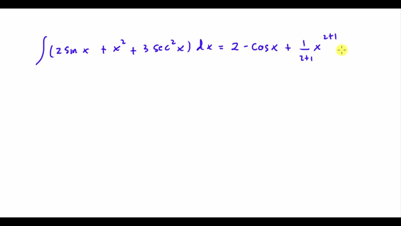 Detail Contoh Soal Kalkulus Integral Nomer 49