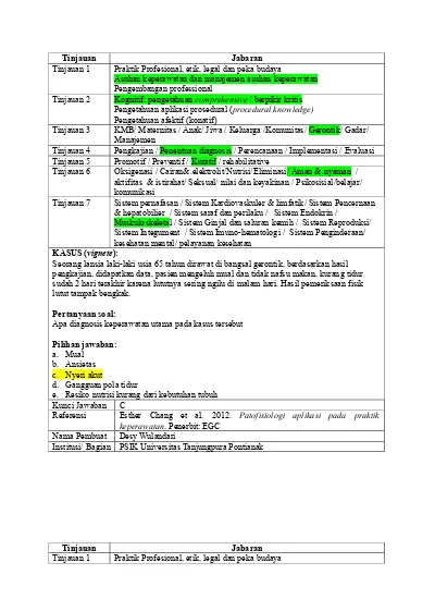 Detail Contoh Soal Kasus Nomer 42