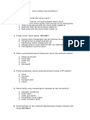 Detail Contoh Soal Kasus Cairan Dan Elektrolit Nomer 2