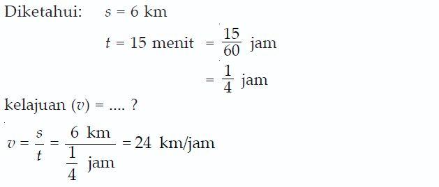 Detail Contoh Soal Kecepatan Dan Kelajuan Nomer 25