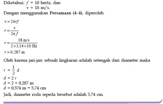 Detail Contoh Soal Kecepatan Linear Nomer 3