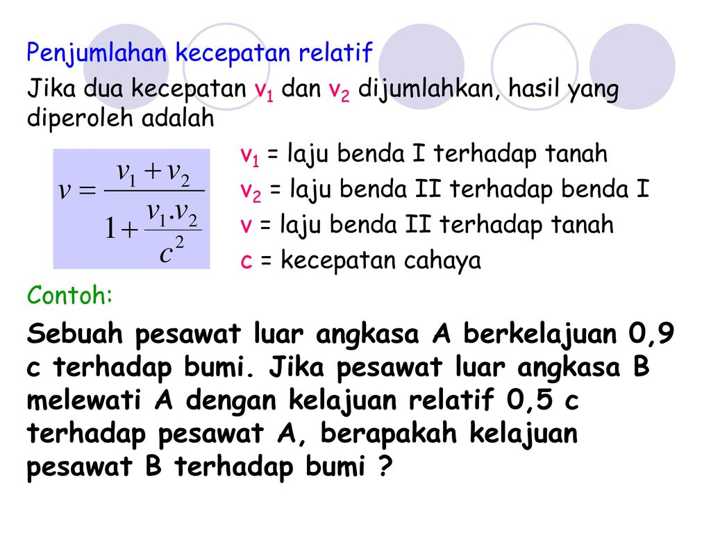 Detail Contoh Soal Kecepatan Relatif Nomer 13