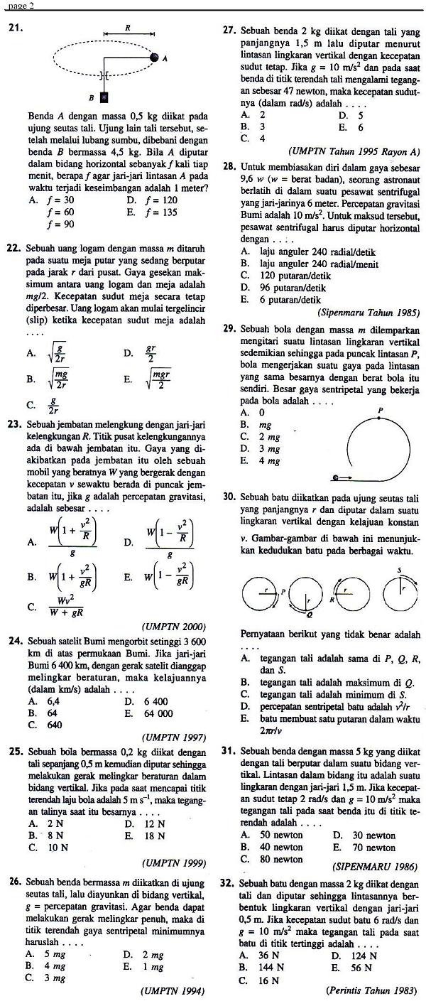 Detail Contoh Soal Kecepatan Sudut Nomer 36