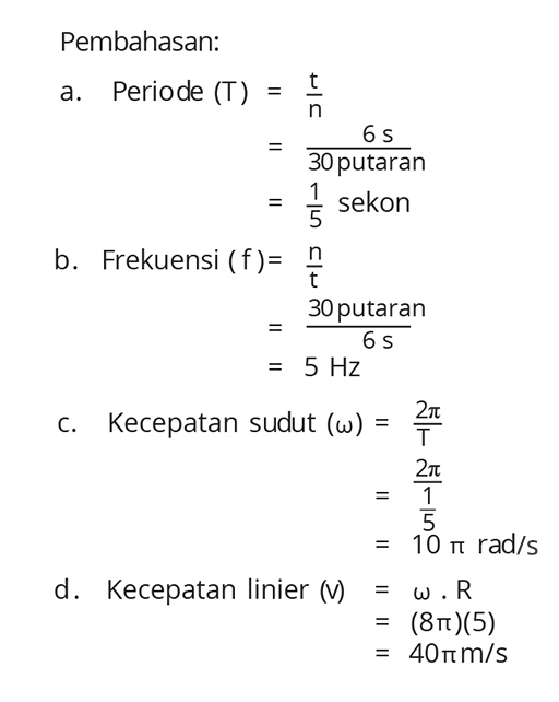 Detail Contoh Soal Kecepatan Sudut Nomer 48